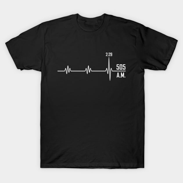 505 Heart beat T-Shirt by TKsuited